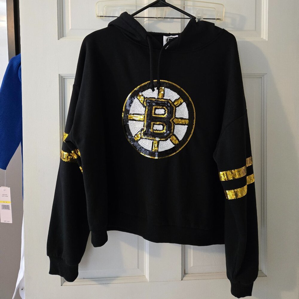 Boston Bruins Sweatshirt Sequin